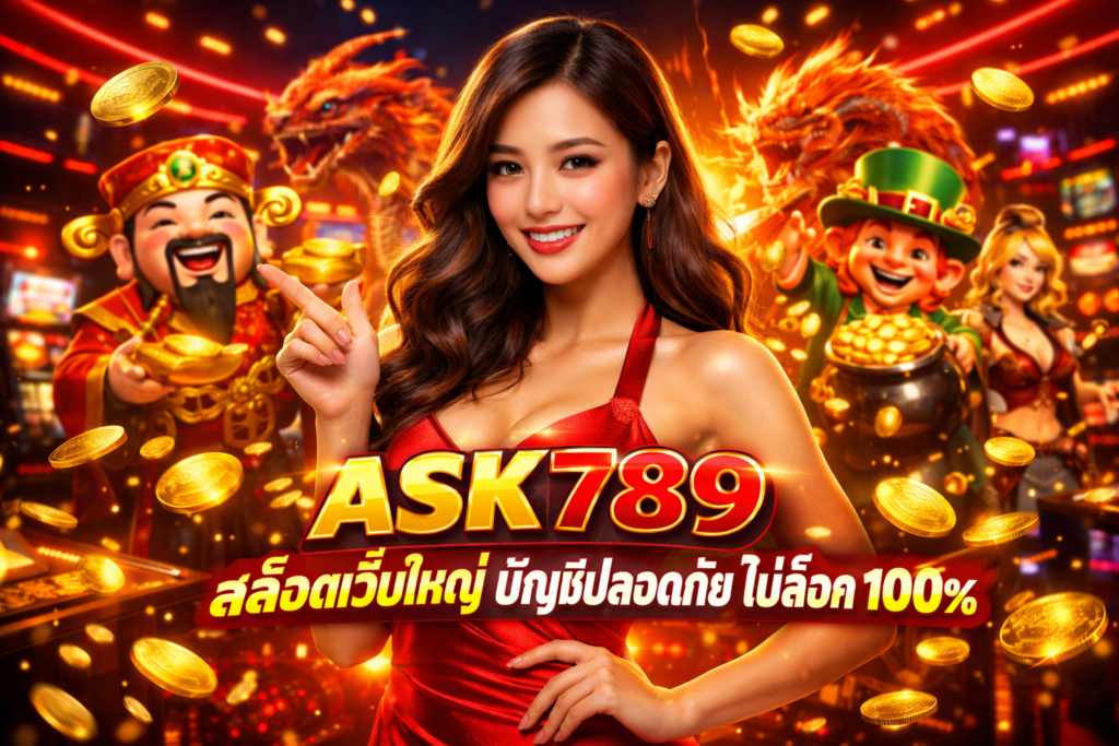 ASK789 สล็อตเว็บใหญ่ บัญชีปลอดภัย ไม่ล็อค 100%