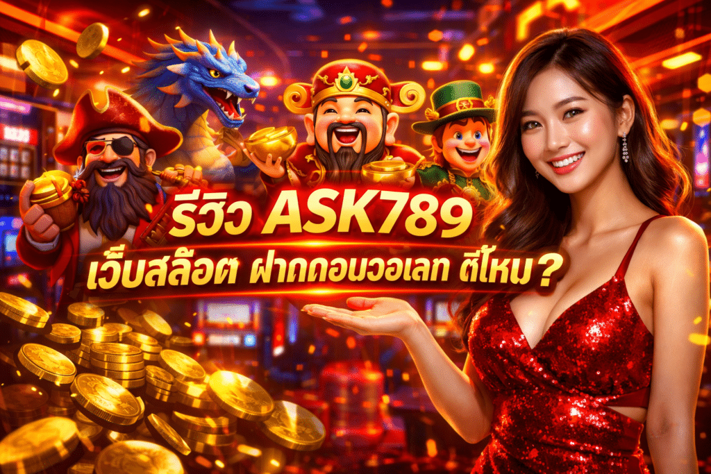 รีวิว ASK789 เว็บสล็อต ฝากถอนวอเลท ดีไหม